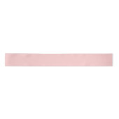 Minimal Blush Pink Solid Design Satinband (Vorderseite)