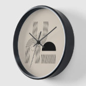 Minimal Boho Acryl Wanduhr Boho Style (Winkel)