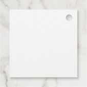 Minimal Boho Boy Clothes Kinderdusche Geschenkanhänger (Rückseite)