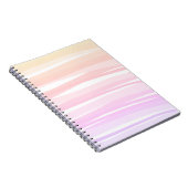 Minimal Boho Chic Abstrakt Lines Notebook Notizblock (Rechte Seite)