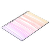 Minimal Boho Chic Abstrakt Lines Notebook Notizblock (Linke Seite)