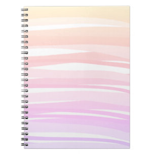 Minimal Boho Chic Abstrakt Lines Notebook Notizblock