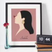 Minimal Boho Chic Art Poster
