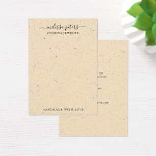Minimal Boho Chic Earring Juwelier Display Card