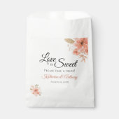 Minimal Boho Floral Wedding Gastgeschenk Hochzeit  Geschenktütchen (Vorderseite)