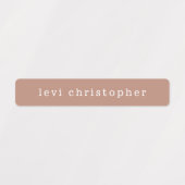 Minimal Boho Kinder Name Labels Etiketten (Design 1)