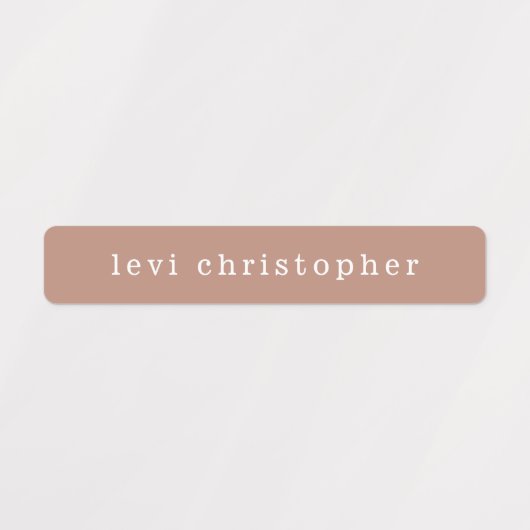 Minimal Boho Kinder Name Labels Etiketten (Design 1)