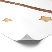 Minimal Boho S'more Fun Stars Babydusche Willkomme Poster (Ecke)