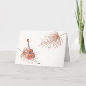 Minimal Boho Teddy Bear Beach Baby Dusche Dankeskarte (Rückseite)