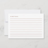 Minimal Boho, Terracotta, Brautparty Rezept (Rückseite)