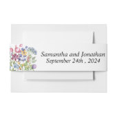 Minimal Boho Wildblume Bly Band (Vorderseite Beispiel)