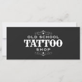 Minimal Bold Tattoo Artist Gift Certification (Vorderseite)