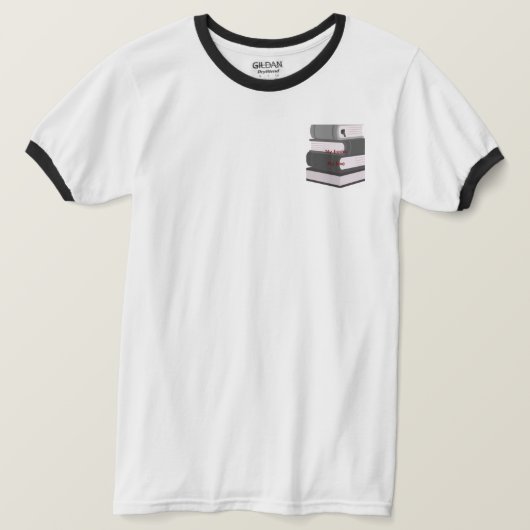 Minimal Book Art T-Shirt (Design vorne)