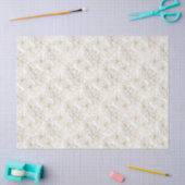 Minimal Botanical Line Art Pattern (1) Seidenpapier (Basteln)