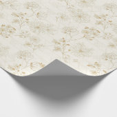 Minimal Botanical Line Art Pattern (2) Geschenkpapier (Ecke)