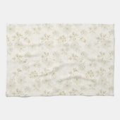 Minimal Botanical Line Art Pattern (2) Geschirrtuch (Horizontal)