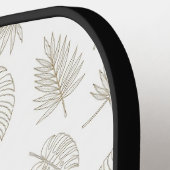 Minimal Botanical Line Art Pattern (6) Pickleball Schläger (Linke Seite)