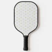 Minimal Botanical Line Art Pattern (7) Pickleball Schläger (Rückseite)