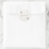 Minimal Botanical Sticker - Breathe and Grow (Tasche)