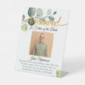 Minimal botanisch Gerettet Gedenkstätte für Hochze Sockelschild (Vorderseite)