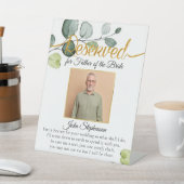 Minimal botanisch Gerettet Gedenkstätte für Hochze Sockelschild (In SItu)