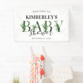 Minimal botanische tropische Vegetation Kinderdusc Banner (Insitu)