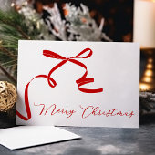 Minimal Bow Frohe Weihnachten