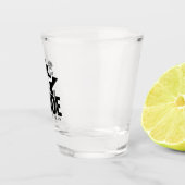 Minimal Bride Floral Schnapsglas (Rechts)