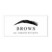 Minimal Brow Artist Logo Gummistempel (Prägung)