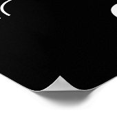 Minimal Bubble Art Poster (Ecke)