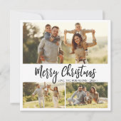 Minimal Buffalo Kariert 3 Foto Weihnachten (Vorderseite)