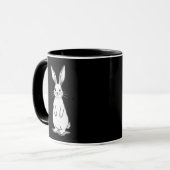 Minimal Bunny Line Art – Easter Design - caneca Tasse (Vorderseite Links)