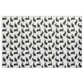 Minimal Bunny Shapes In Black Cute Easter Pattern Stoff (Fat Quarter (45,7 x 55,9 cm))