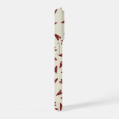 Minimal Burgundy & Cream Hearts Valentine iPhone Hülle (Rechte Seite)