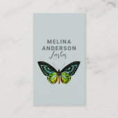 Minimal Butterfly Elegante Schönheitslashes Visitenkarte (Vorderseite)