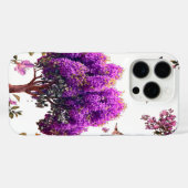 Minimal Butterfly Tree iPhone Case - Blumennatur (Rückseite (Horizontal))