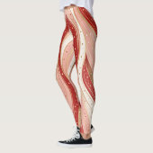 Minimal Candy Flow Leggings – Modern Holiday Wave  (Links)