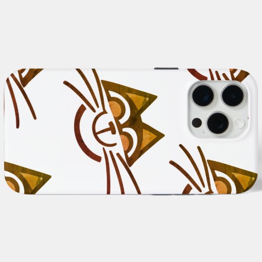 Minimal Cat design iPhone / iPad case (Rückseite (Horizontal))