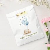 Minimal Chic Blue Bearly Wait Balloon Baby Dusche Geschenktütchen (Versiegelt)