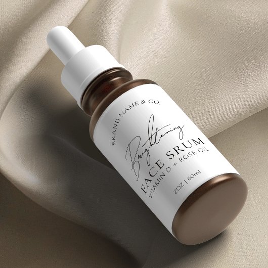 Minimal Chic Logo Serum 2OZ Dropper Pump Bottle