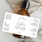 Minimal Chic Logo Serum 2OZ Dropper Pump Bottle