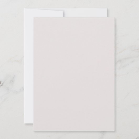 Minimal Chic Monogram Wedding Einladung (Rückseite)