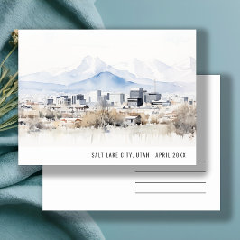 Minimal Chic Salami binden in der Burg Utah Postkarte