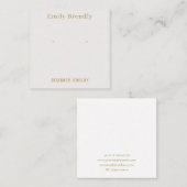 Minimal Chic Schmuck Earring Display Visitenkarte (Vorne/Hinten)