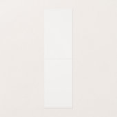 Minimal Chic Schwarz-weiß Hanging Necklace Display Visitenkarten (Innenseite Aufgefaltet)