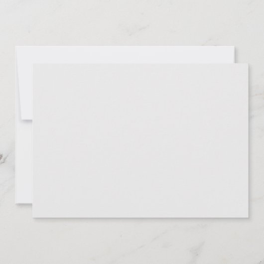 Minimal Chic Silver Gray Hochzeit Einladung (Rückseite)