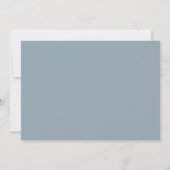 Minimal Chic Wedding Date Nicht-Foto Save the Date (Rückseite)