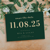 Minimal Chic Wedding Date Nicht-Foto Save the Date