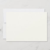 Minimal Chic Wedding Date Nicht-Foto Save the Date (Rückseite)