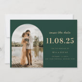 Minimal Chic Wedding Foto Save the Date (Vorderseite)